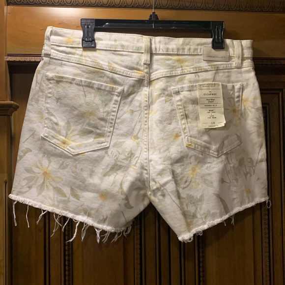 NWT Current/Elliott The Escapade High Waist Denim Cutoff Shorts Size 31 - Picture 9 of 13